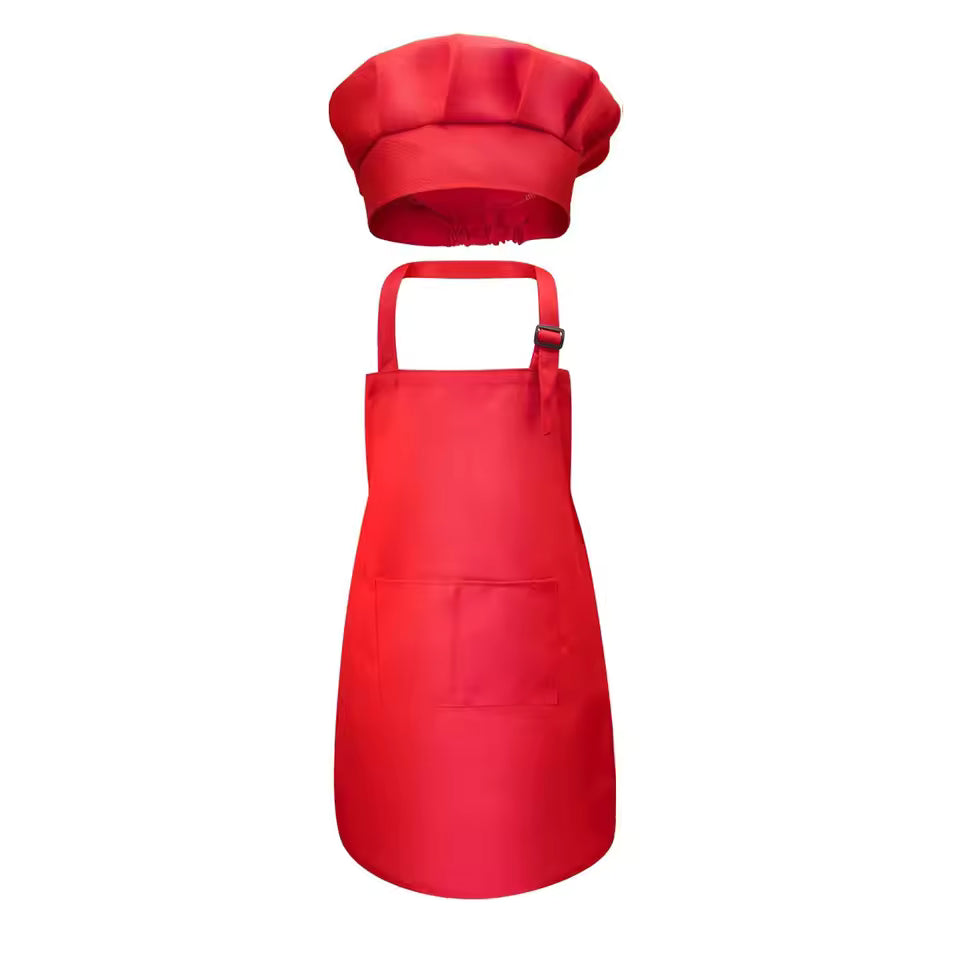 MiniChef™ Apron & Hat Set for Kids 3+