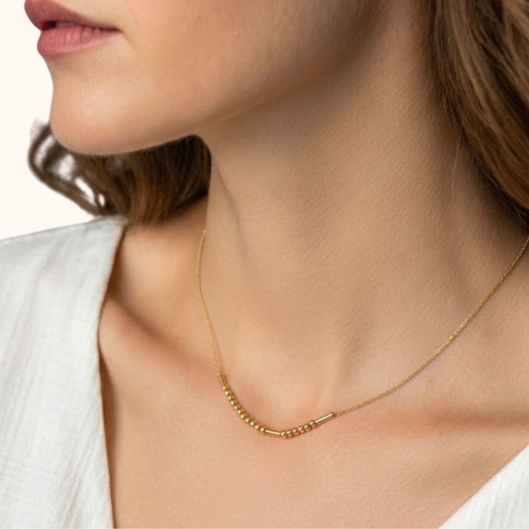 Morse Code Necklace