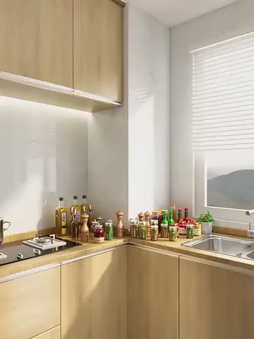 Kitchen Bathroom 360° Rotating Multipurpose Tray Organizer